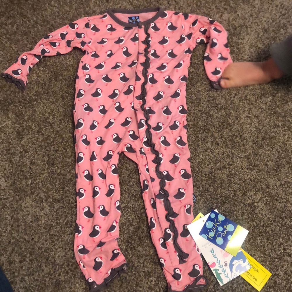 Kickee Pants Lotus Puffin size 18-24 new with tags